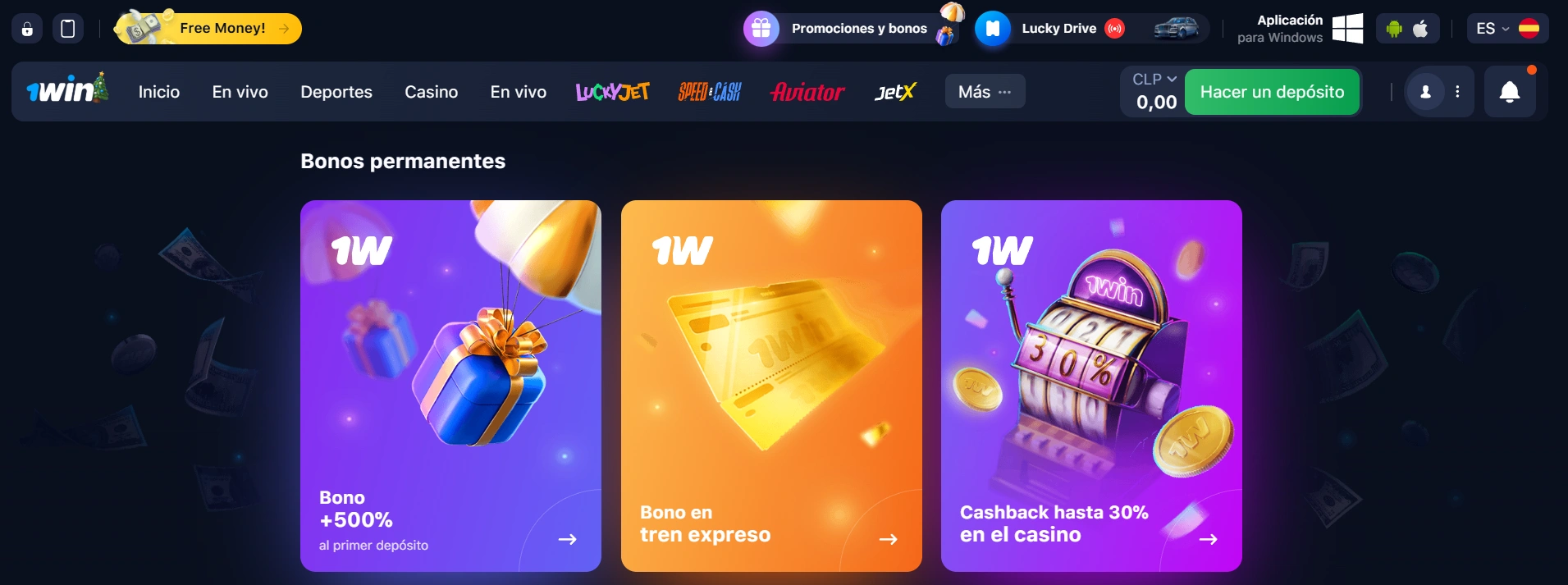 Bonificación de Lucky Jet de 1Win